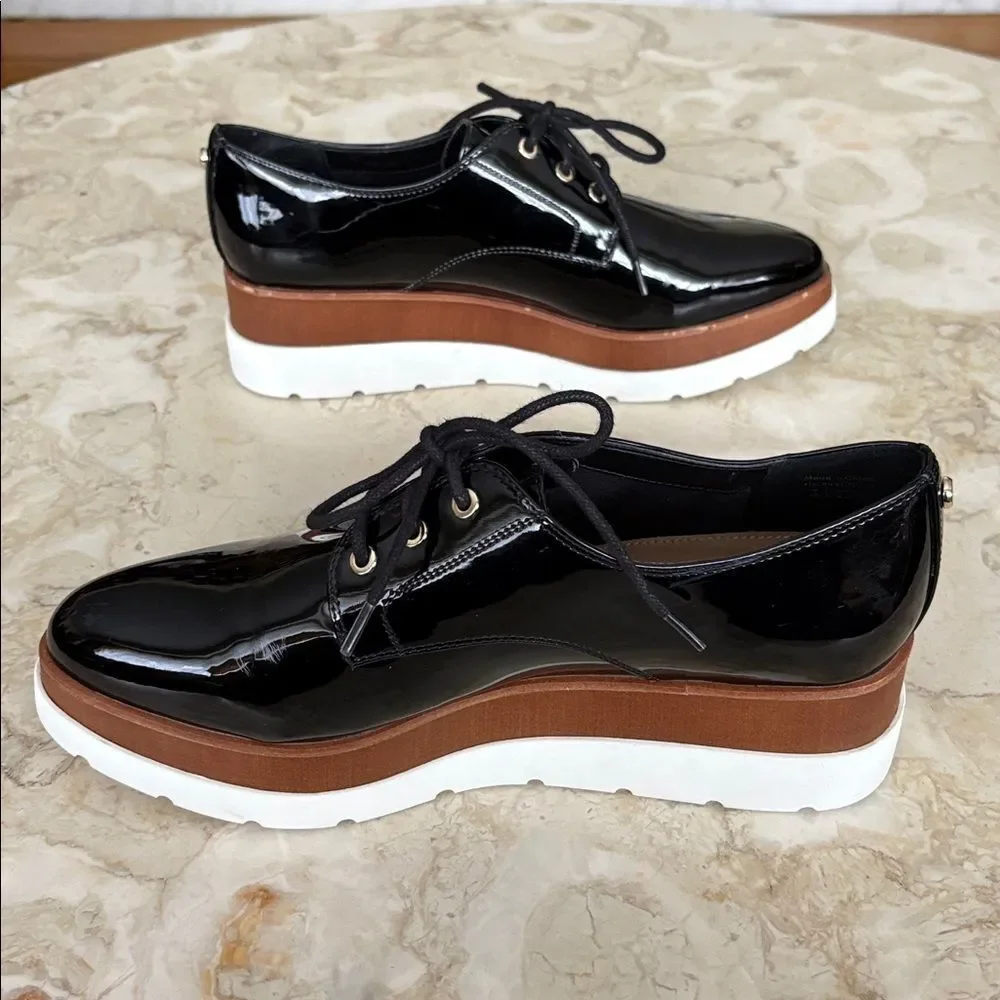 Aldo Sevaedia Wedge Platform Oxfords Chunky Lace-Ups - Picture 6 of 12